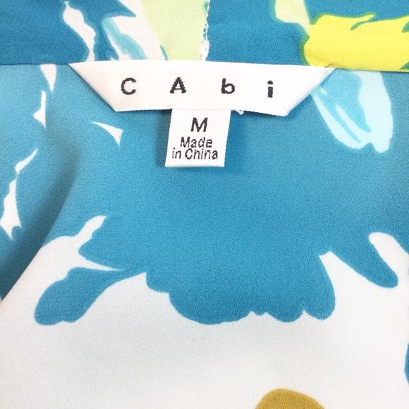 CAbi Draped Faux Wrap Blossom Top - Picture 5 of 5